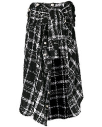 Faith Connexion Asymmetric Tweed Skirt
