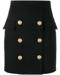Balmain Buttoned Mini Skirt