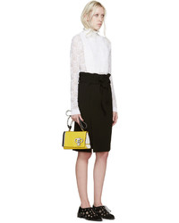 Emilio Pucci Black Belted Skirt