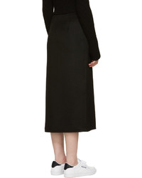 Calvin Klein Collection Black Cashmere Haokin Skirt