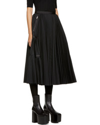 Sacai Black Classic Shirting Skirt