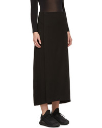 Y-3 Black Long Skirt