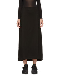 Y-3 Black Long Skirt