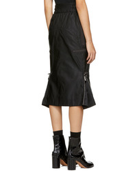 Sacai Black Ma 1 Solid Skirt