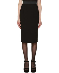 Dolce & Gabbana Black Mid Length Skirt