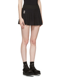 Fendi Black Perforated Tennis Skirt