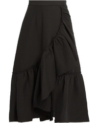 Rachel Comey Bonnie Ruffled Cotton Blend Skirt