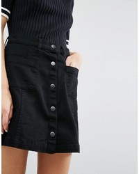 Monki Button Up Skirt