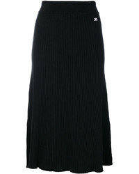 Courreges Courrges Ribbed Detail Skirt