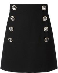 Dolce & Gabbana Nautical Button Skirt