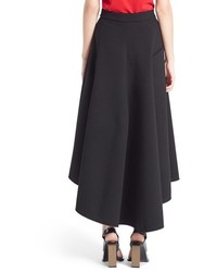 Marni Draped Asymmetrical Bonded Crepe Skirt