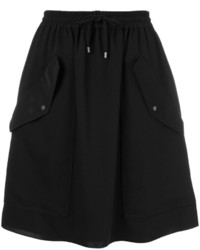 Kenzo Flap Buttoned Pocket Skirt