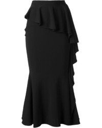 Givenchy Long Ruffled Skirt