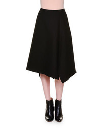 Marni High Waist Flare Table Skirt Black