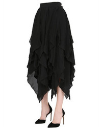 Loewe Asymmetrical Layered Gauze Skirt
