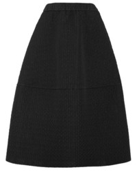 Co Matelass Midi Skirt Black