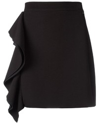 MSGM Ruffled Detail Straight Skirt