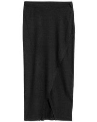 H&M Ribbed Jersey Skirt
