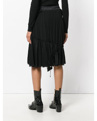 Versace Ruched Drawstring Skirt