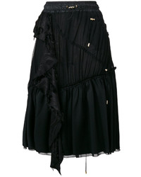 Versace Ruched Drawstring Skirt