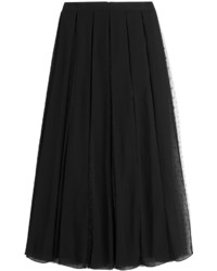 RED Valentino Skirt With Point Desprit Overlay