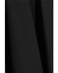Bottega Veneta Stretch Cotton Poplin Midi Skirt Black
