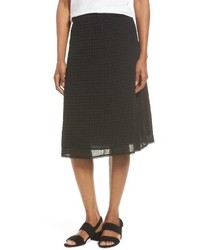 Eileen Fisher Stretch Organic Cotton Full Skirt