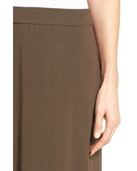 Eileen Fisher Stretchy Jersey Flare Midi Skirt