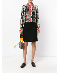 Gucci Tweed A Line Skirt