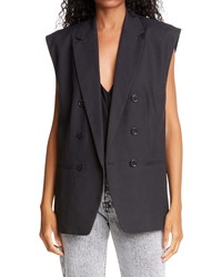 Frame Oversized Double Breasted Vest
