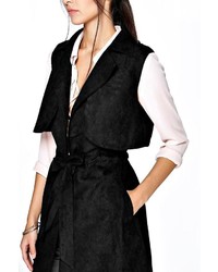 Boohoo Boutique Maria Sleeveless Belted Trench
