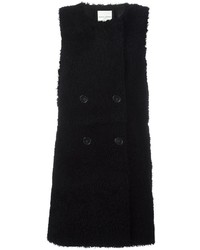 EACH X OTHER Sleeveless Shearling Coat