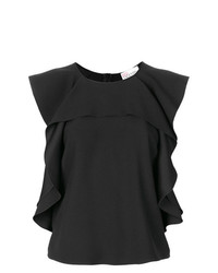 RED Valentino Draped Front Top
