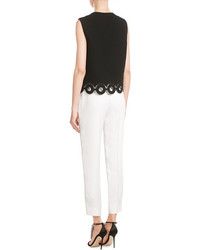 Carven Sleeveless Top With Cut Out Detail