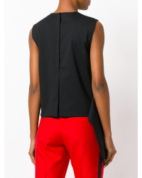 Dsquared2 Sleeveless Top With Fabric Detail