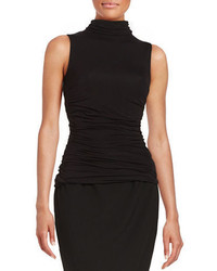 Bailey 44 Ruched Turtleneck Blouse