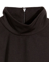 H&M Sleeveless Turtleneck Bodysuit Black Ladies