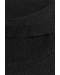 Calvin Klein Collection Stretch Cashmere Turtleneck Sweater Black