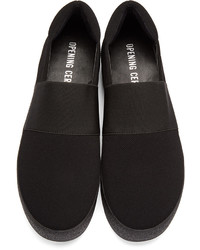 Opening Ceremony Black Classic Slip On Sneakers
