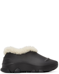 Givenchy Black Shearling Monutal Mallow Sneakers