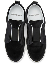 Pierre Hardy Black Slider Slip On Sneakers
