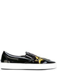 DSQUARED2 Patch Detail Slip On Sneakers