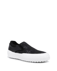 Fendi Ff Motif Slip On Sneakers