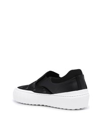 Fendi Ff Motif Slip On Sneakers