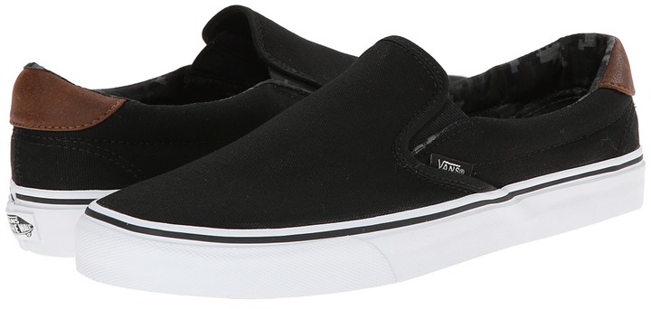 vans negras sin cordones