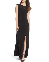 Adrianna Papell Beaded Jersey Gown