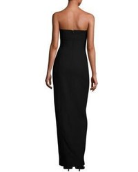 Elizabeth and James Carly Mia Off Center Slit Gown