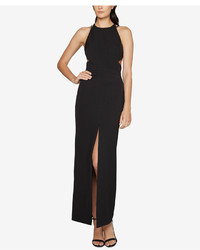 Fame And Partners Strappy Back Halter Gown