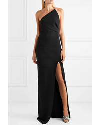 SOLACE London The Petch One Shoulder Stretch Crepe Gown