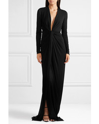 Tom Ford Twist Front Stretch Jersey Gown